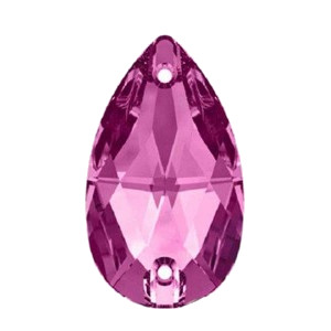 Varrható csepp alakú kő  méret: 18x11mm 400.- Ft./db - FUCHSIA F (502)